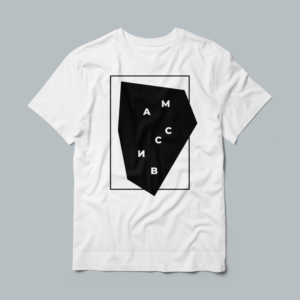 Дизайн фирменной футболки для скалодрома "Массив"